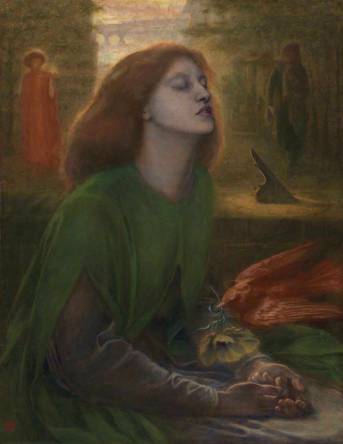 Beata Beatrix, de Dante Gabriel Rossetti (modelo: Elizabeth Siddal)